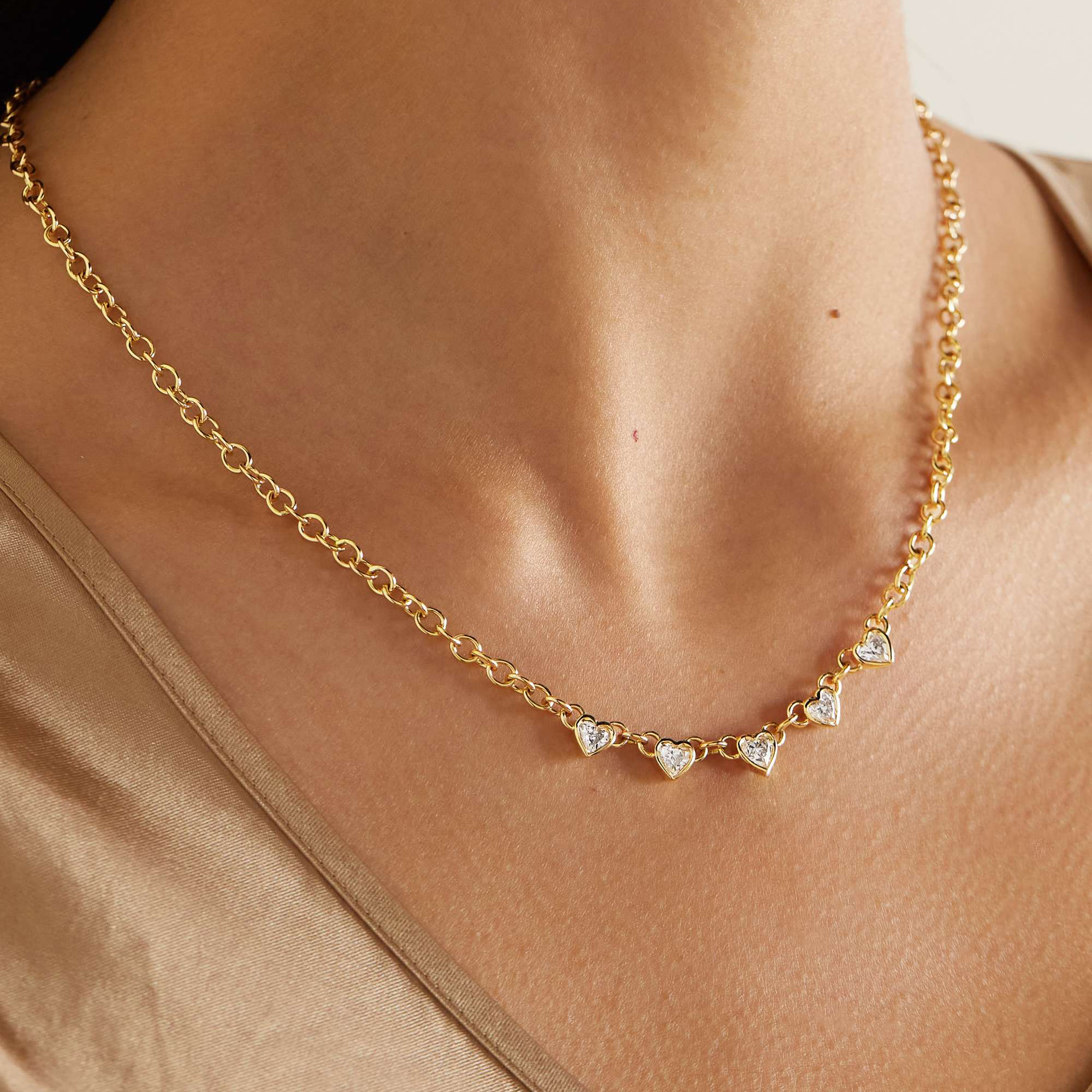 Detail řetízku ELENYS Heartline Chain